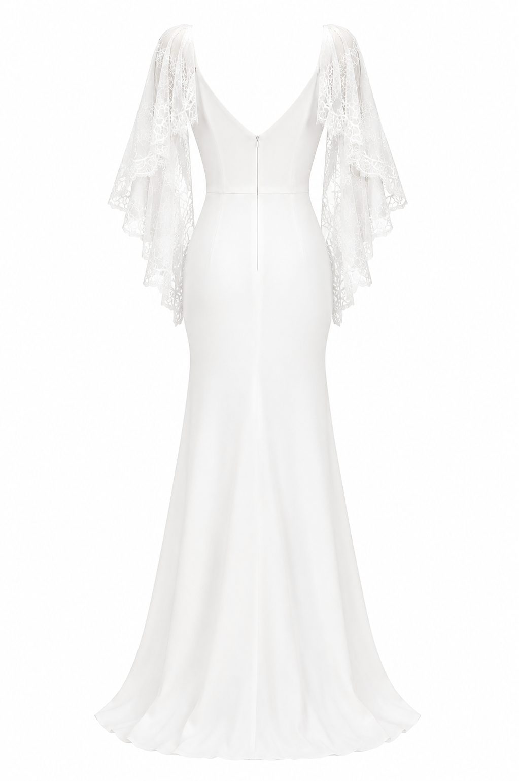 The Sabina - Lace Shawl Gown