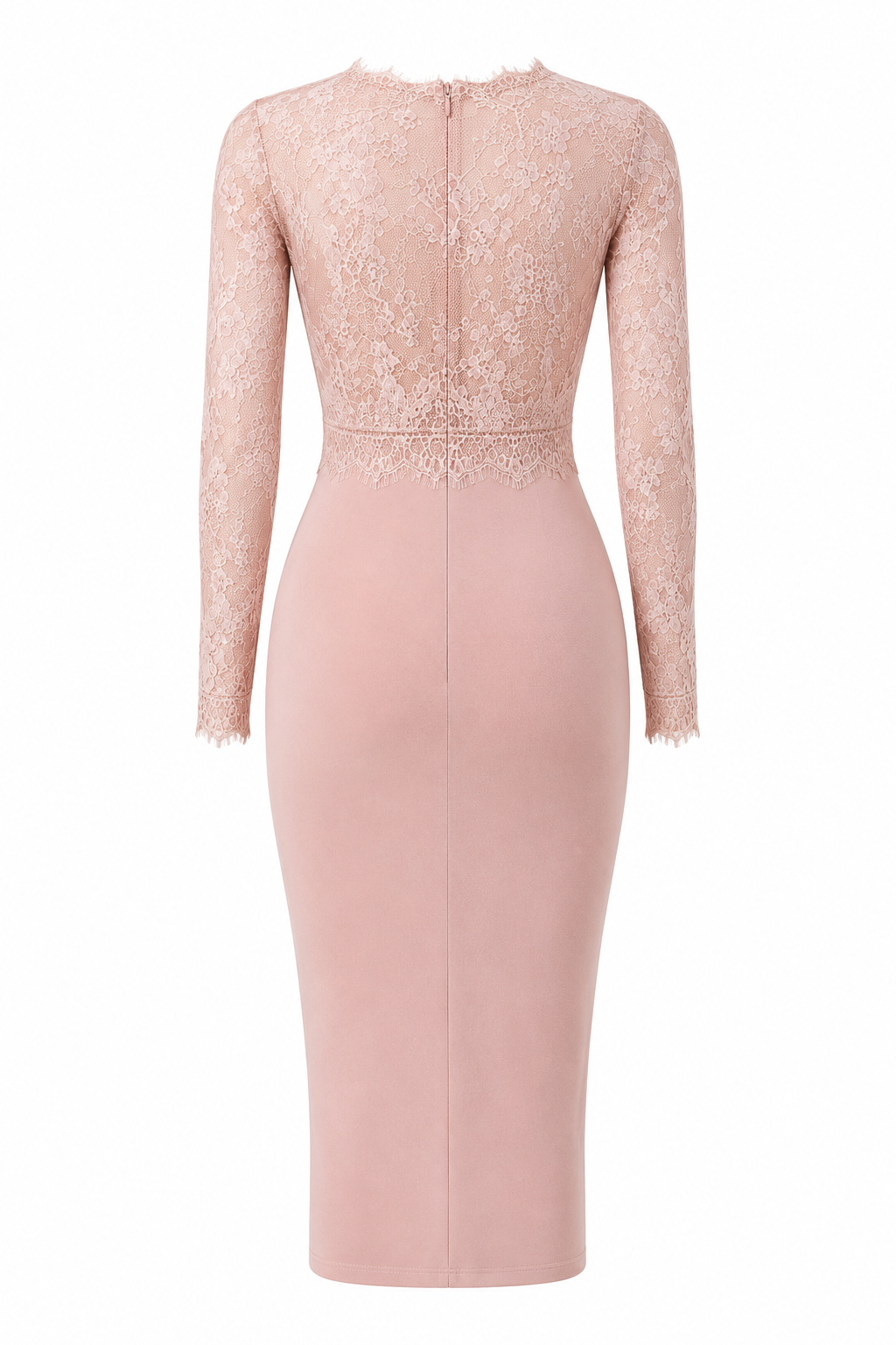 The Bellona - Lace Bodycon Midi Dress
