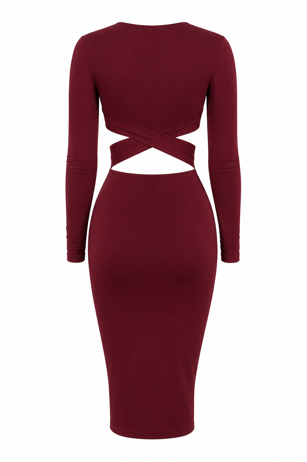 The Domitia – Cutout Bodycon Midi Dress