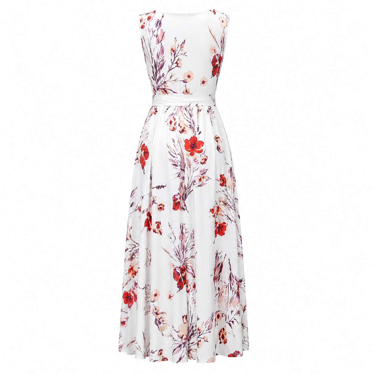 The Cornelia – Floral Wrap Maxi Dress