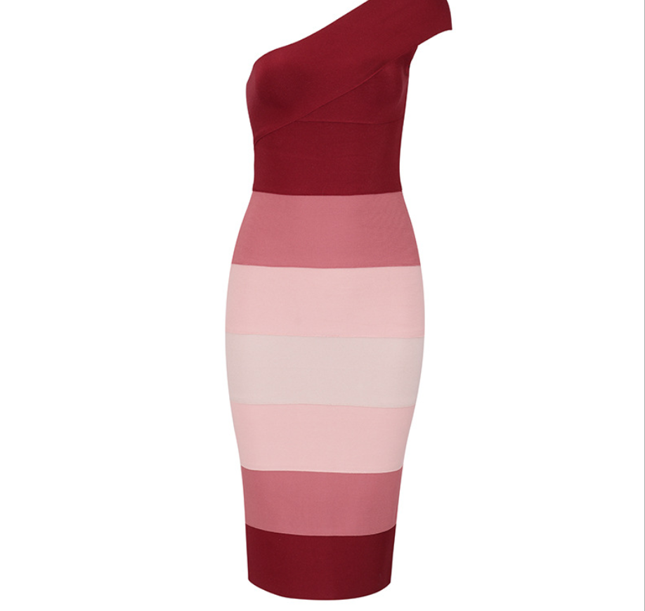 The Valeria – One-Shoulder Bandage Dress