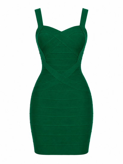 The Sulpicia - Sculpted Bandage Cocktail Dress