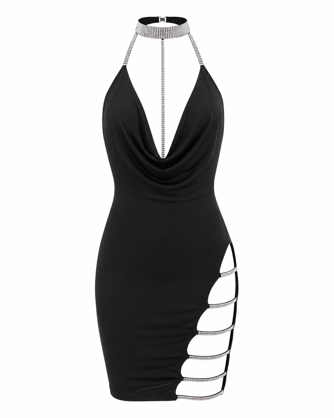 The Noctis - Backless Cutout Mini Dress