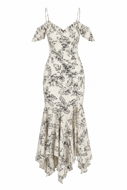 The Florentia - French Cami Mermaid Floral Dress