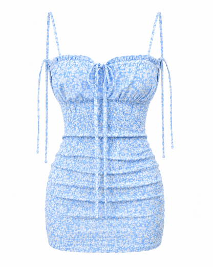 The Florella - Floral Cami Bodycon Mini Dress