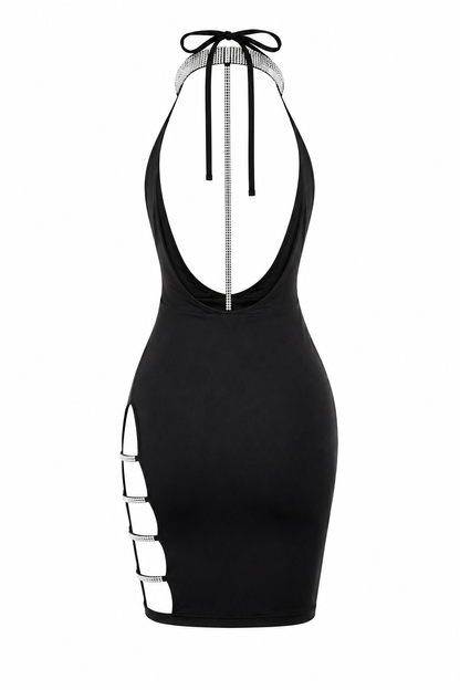 The Noctis - Backless Cutout Mini Dress