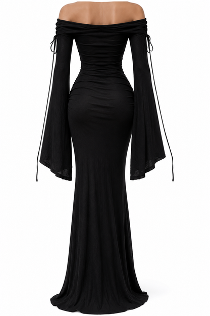 The Somnia - French Style Backless Knit Dress
