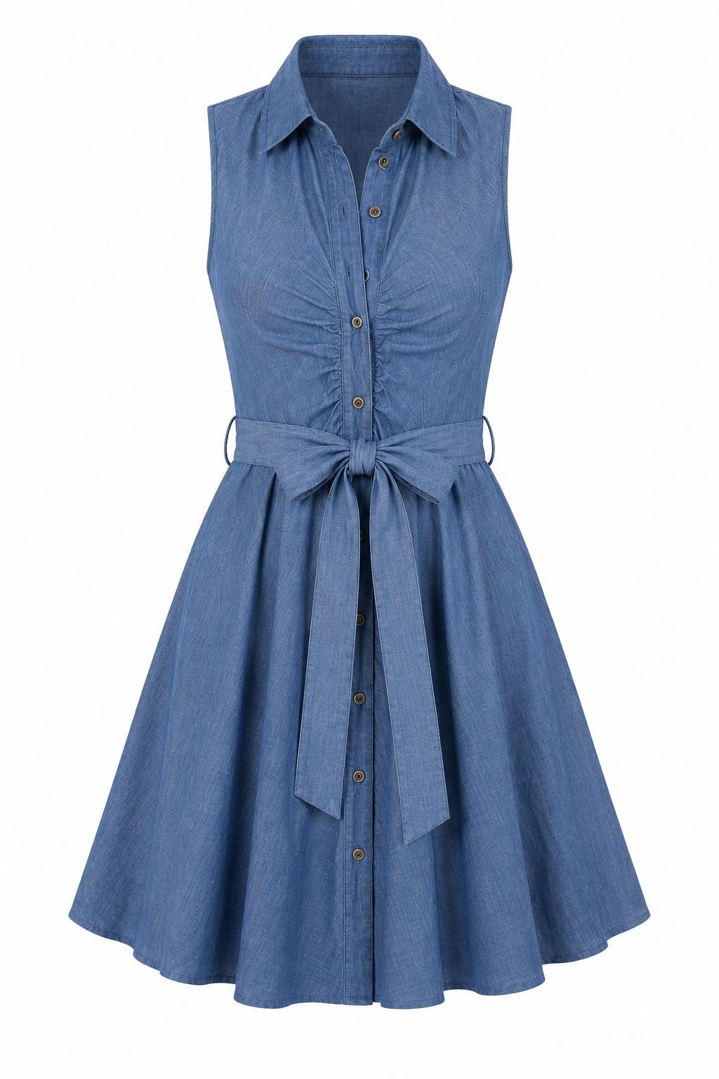 The Livia - Sleeveless Tie-Waist Dress