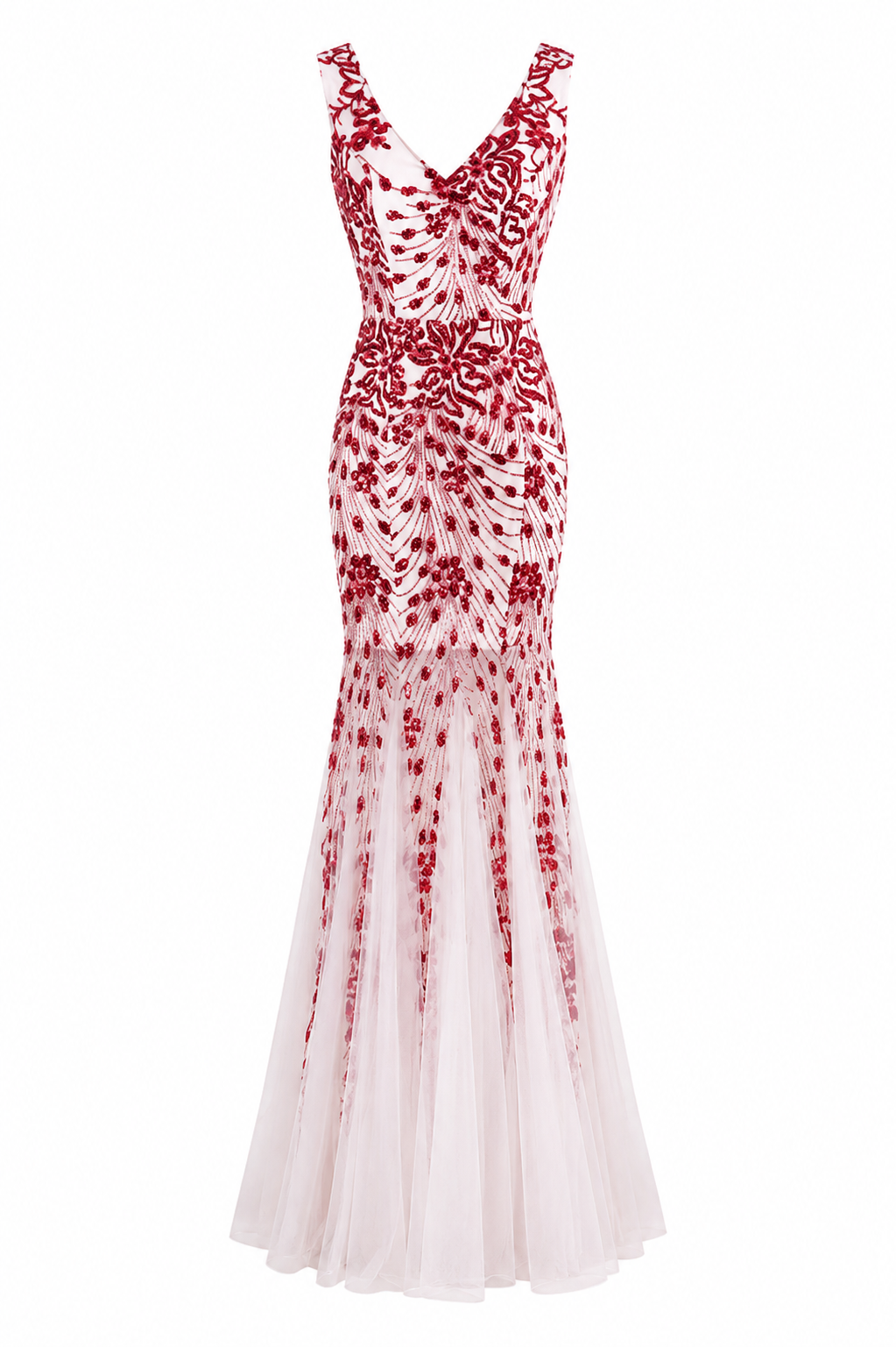 The Octavia – Floral Mermaid Gown