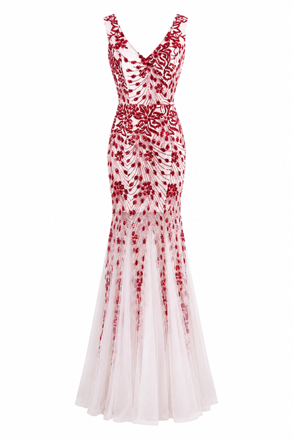 The Octavia – Floral Mermaid Gown