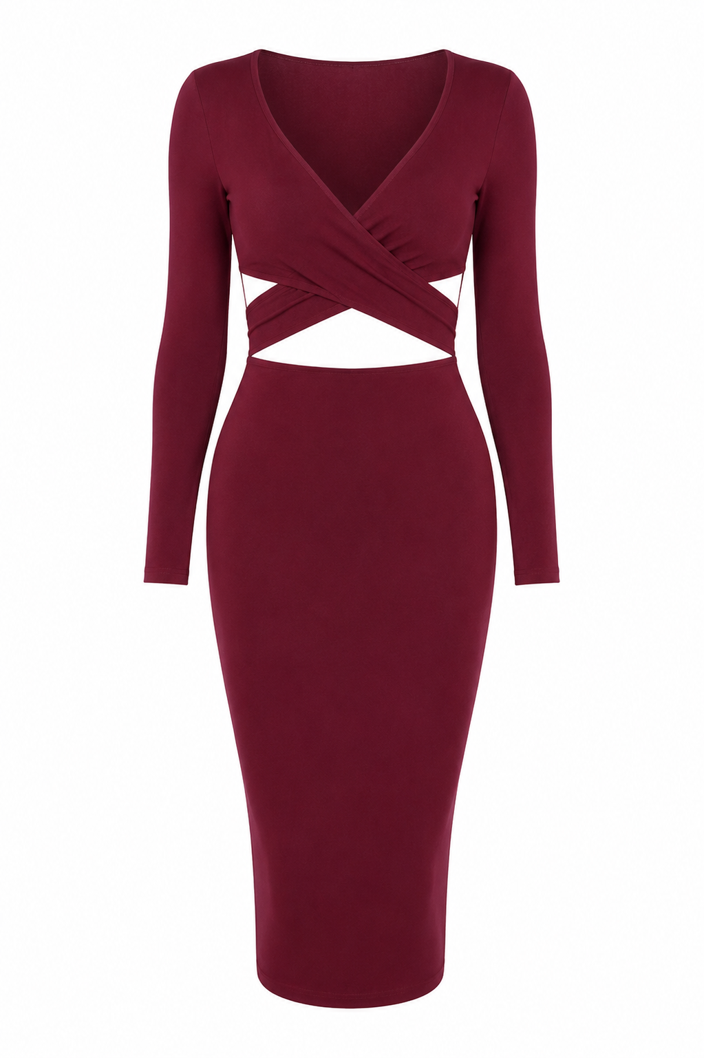 The Domitia – Cutout Bodycon Midi Dress