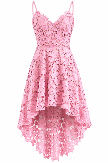 The Vibia – Floral High-Low Dress