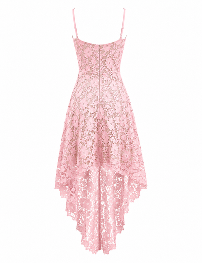 The Vibia – Floral High-Low Dress