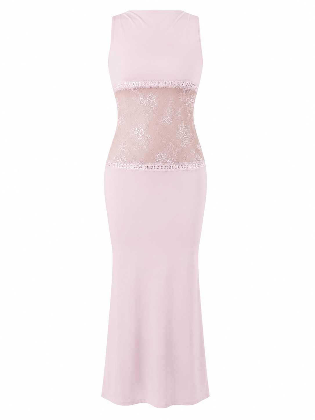 The Marcella - Sheer Lace Backless Dress
