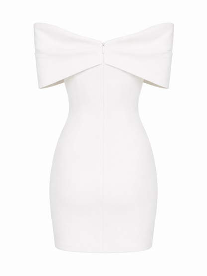 The Calpurnia - Off-Shoulder Bow Dress