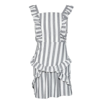 The Junia - Striped Tie-Front Cami Dress