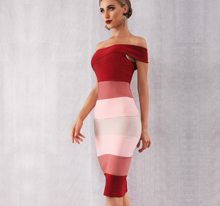 The Valeria – One-Shoulder Bandage Dress