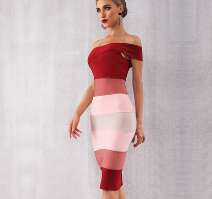 The Valeria – One-Shoulder Bandage Dress